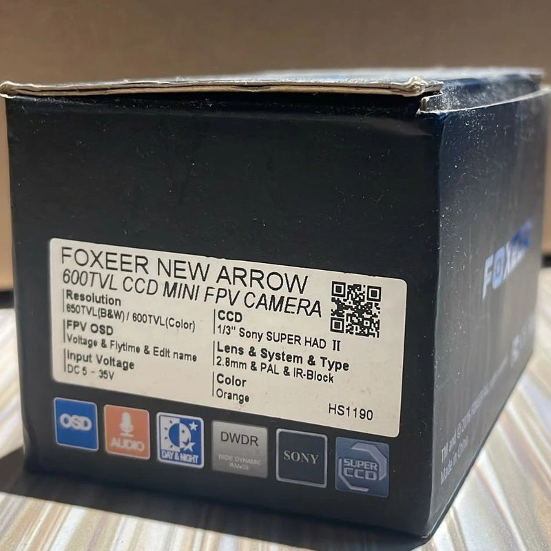 Foxeer Arrow HS1190 2.8mm IR-Block Mini FPV Camera Drone DIY NEW