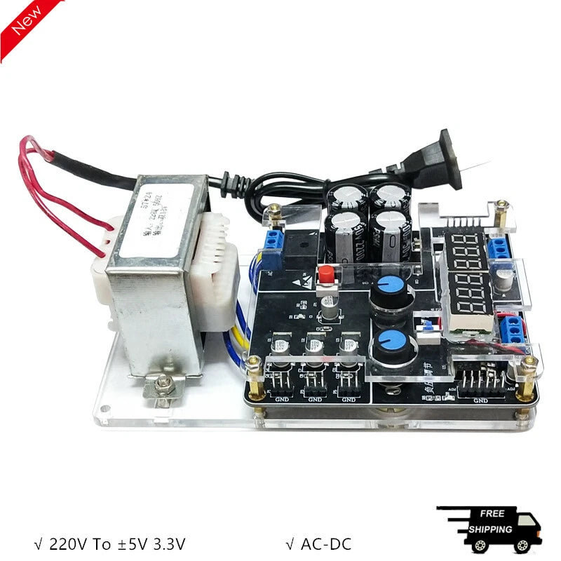 Linear Power Supply AC-DC Positive Negative Voltage Regulator 220V To ??5V 3.3V