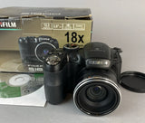 Fujifilm FinePix S Series S1800 12.2MP Digital Camera 18x Zoom w/ SD Card Tested