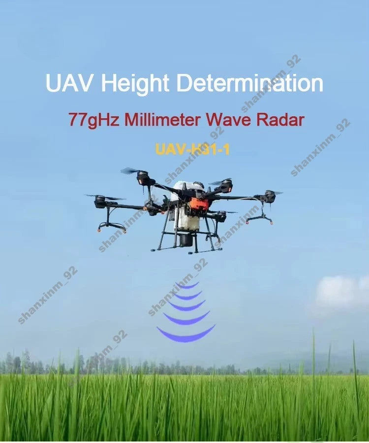 Flight Height Fix Hold Drone 77gHz Millimeter Wave radar Sensor UAV Drone radar