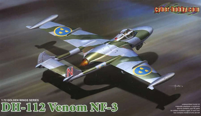 Cyber Hobby 1/72 De Havilland DH-112 Venom NF-3  #5116  *sEALED* ??USA??