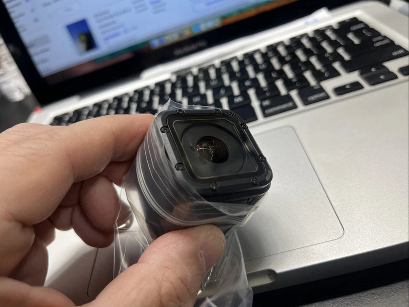 GoPro HERO Session action camera with front lens, small black housing and frame