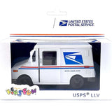 USPS Mail Delivery Truck 1:36 Scale Diecast Model White by Kinsmart