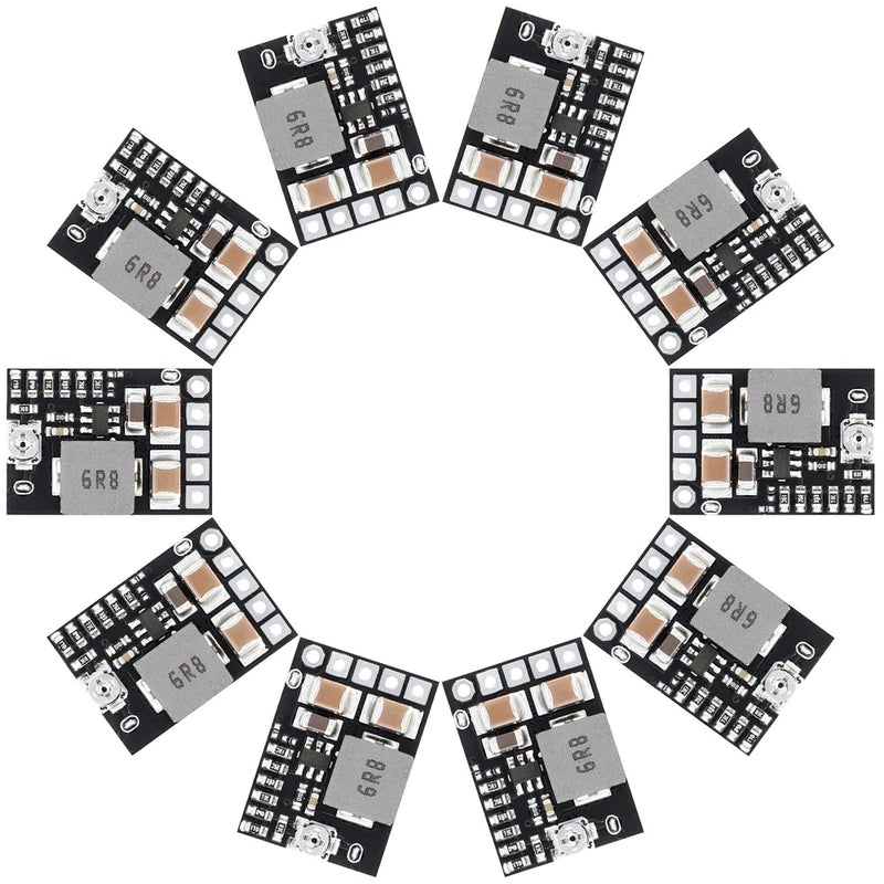Mini DC-DC buck converter boards (set of 10) with adjustable voltage regulator chips