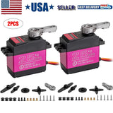 2pcs 25kg Metal Steering Digital Waterproof Servo High Torque DS3225 For RC Car