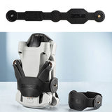Propeller blade fixing band set, black with metal mounting screws