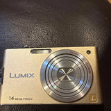 Panasonic LUMIX DMC-FX66 Compact Digital Camera Gold Tested Condition