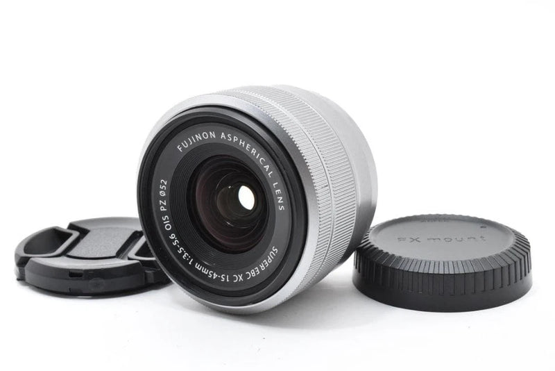 FUJIFILM XC15-45mm F3.5-5.6 OIS PZ Silver Lens Excellent Condition