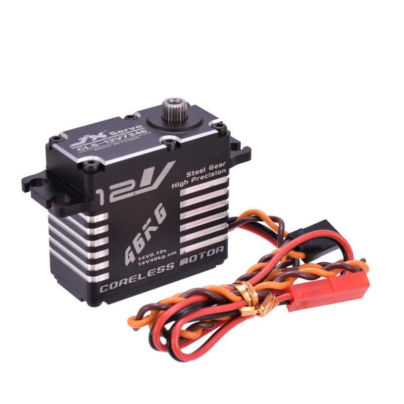 JX CLS-12V7346 46KG HV High Precision Steel Gear Digital Servo For RC Car