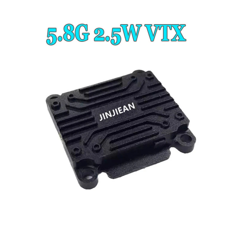 JINJIEAN 5.8G 2.5W 48CH VTX MMCX PIT/25mW/400mW FPV Transmitter for RC Drone