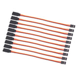 10pc 15cm Servo Extension Cable 3 Pin Male Female 22awg Wire For RC Car Helicopt Converter