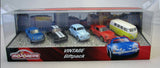 Majorette Model Car metal DieCast Vintage Giftpack with 5 cars VW Ford Porsche .