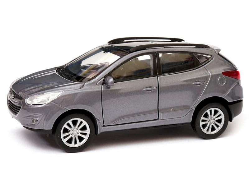 Hyundai Tucson IX35 Korean Car Model Toy Diecast Grey 1:34-1:39 Scale Welly