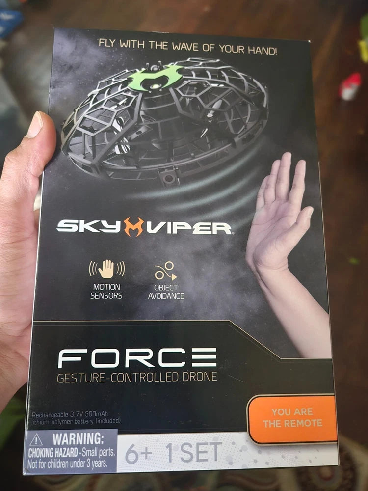 Sky Viper Force Hover Sphere Hand Controlled Drone Motion Sensor Rechargeable