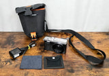 *RARE* Silver-over-Black MINTY LUMIX DC-ZS80 20.3 MP Digital Camera w/Batt&Case!