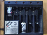 CC-8 nickel-cadmium battery charger with multiple cell slots