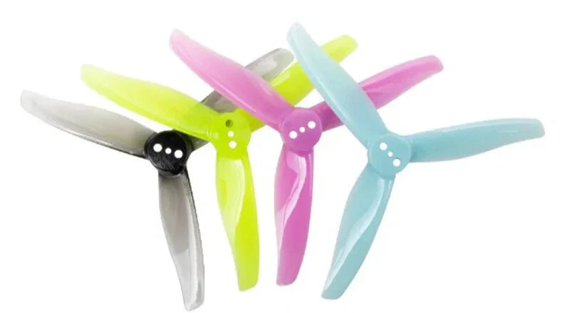 2 Pairs 3016 3 Inch 3 Blade (2CW and 2CCW) Propeller For FPV Drone Racing Part