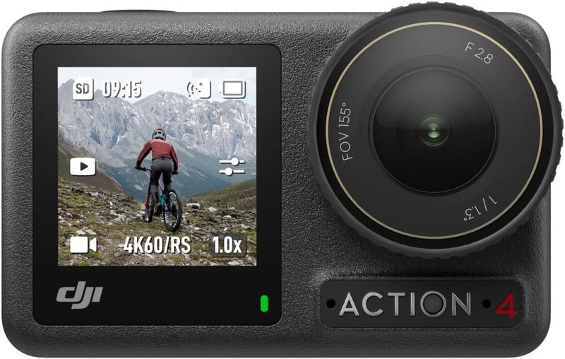 DJI Osmo Action 4 Essential Combo, 4K /120fps Action Camera, 1770mAh