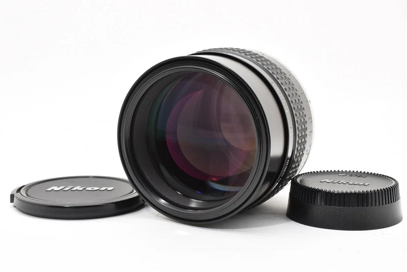 Nikon NIKKOR 105mm f/1.8 AI-S AIS manual focus telephoto lens with caps