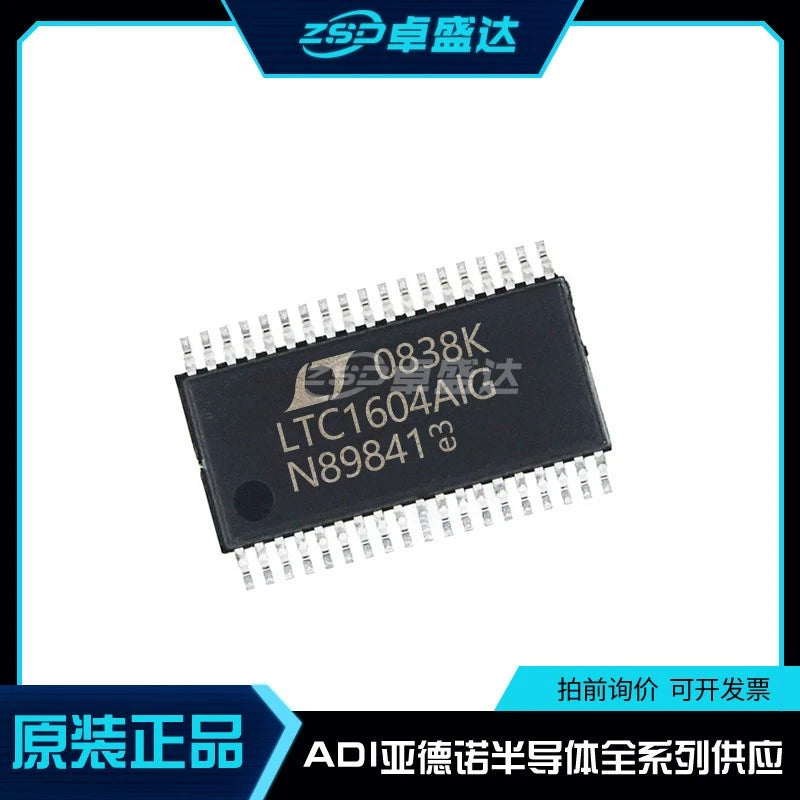 LTC1604AIG Integrated Circuits 16 Bit Analog to Digital Converter 1 Input #GK4-1