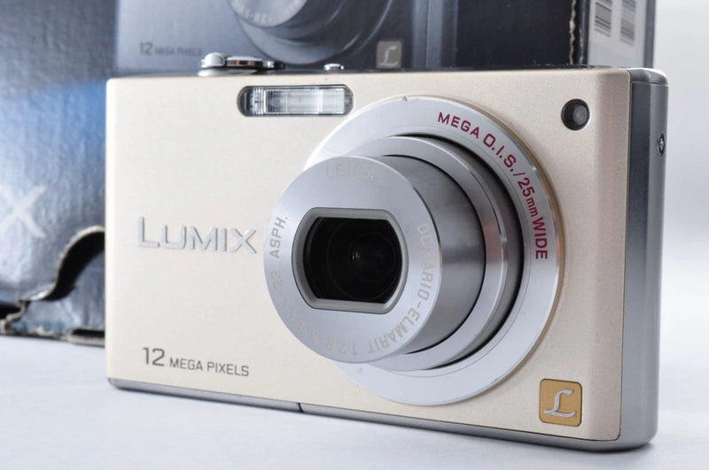 Panasonic LUMIX DMC-FX40 Digital Camera Gold Compact Model Tested Condition