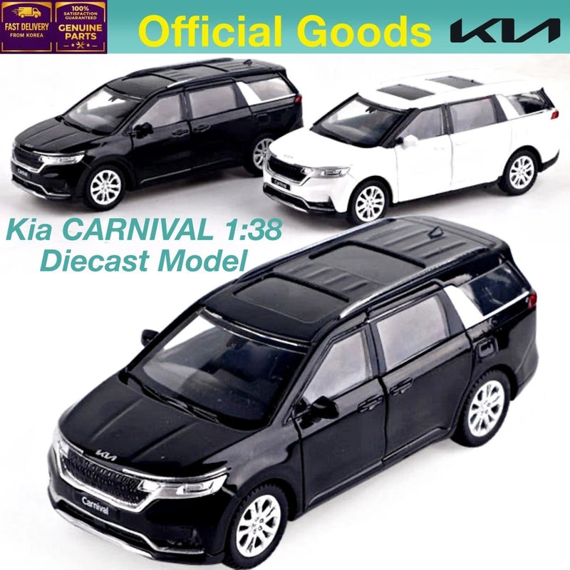 Kia CARNIVAL 1:38 Diecast Mini SUV Toy Pull Back Model - Official Goods