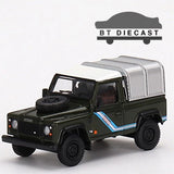 MINI GT LAND ROVER DEFENDER 90 PICK UP 1/64 DIECAST MODEL BRONZE GREEN MGT00402