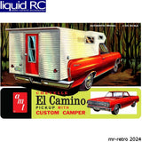 AMT 1364 1/25 1965 Chevy El Camino w/Camper Plastic Model Kit
