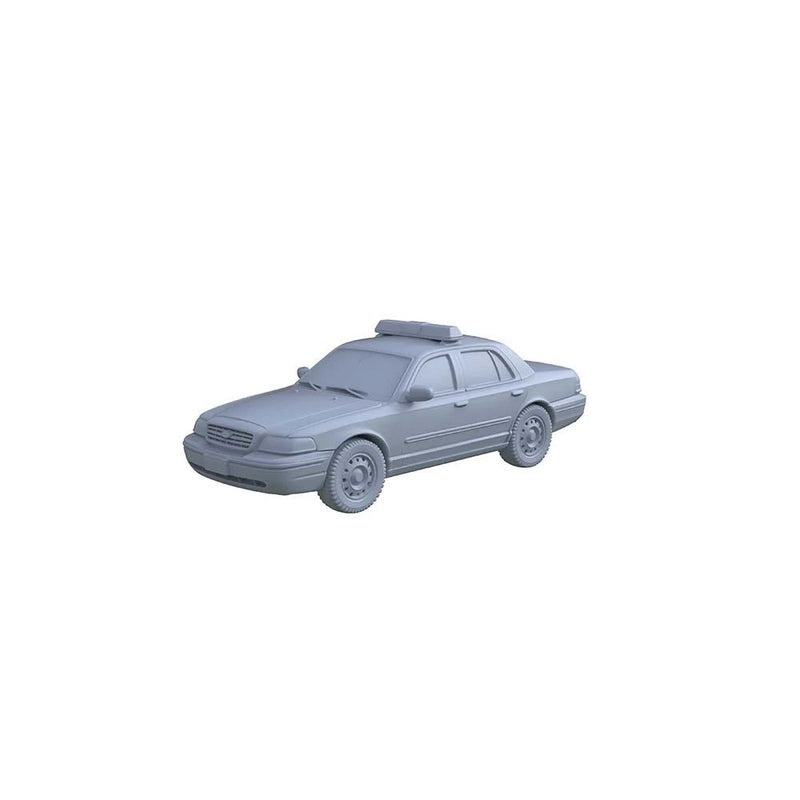 LYTA160013 1/160 Unpainted 3D Printed Model, Mini Car for Scene Matching 2pcs