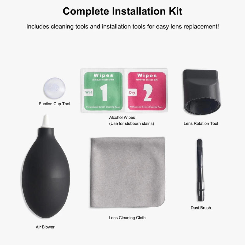 Replacement Lens for DJI Avata 360 Drone Restores True Aerial Image Glass