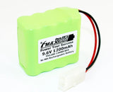 Ni-MH 9.6V 1200-2000mAh Rechargeable Battery For Model Toy RC car Plane Battery