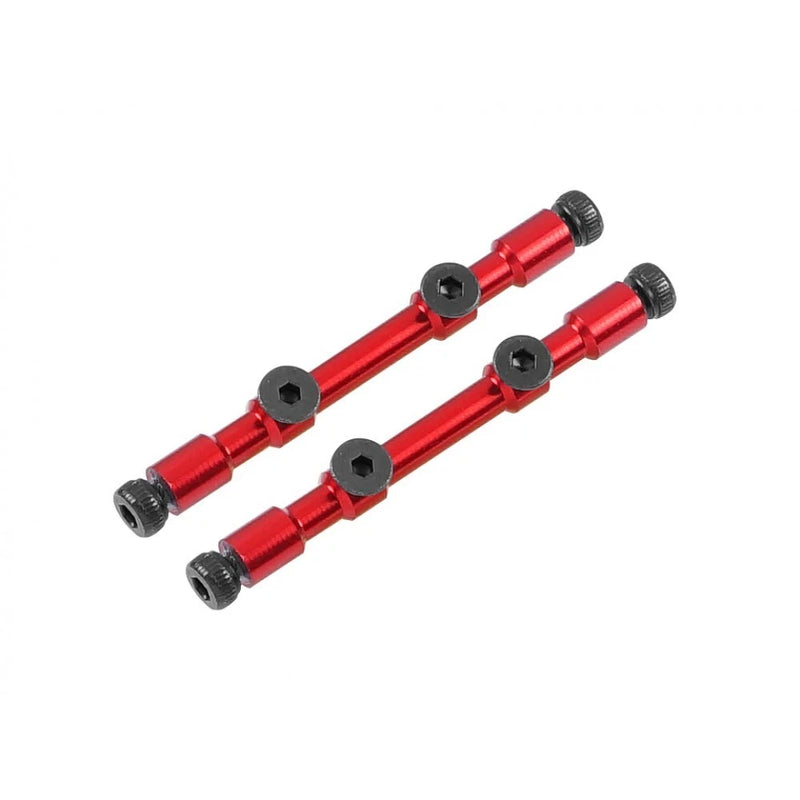 MH Alu Bottom Frame Support (RED)(For MICROHELI Frames - BLADE 450X/ 330X/ 330S)