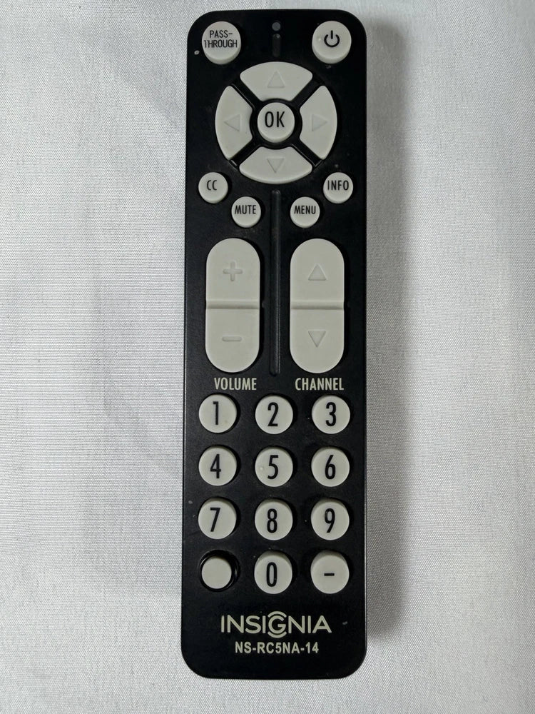 Insignia NS-RC5NA-14 OEM Remote Control for NS-DXA2 Digital TV Converter Box Converter