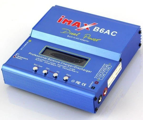 iMAX B6AC Lipo NiMH Battery Balance Charger Dischager Built-in AC Adapter Battery