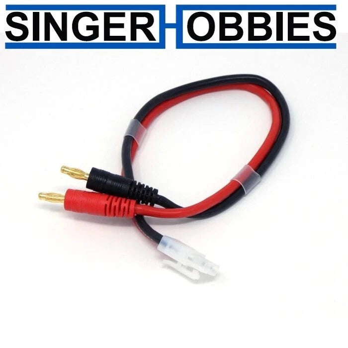 MT RACING MTR1010 Tamiya to Banana Plug 12" Charge Lead HH