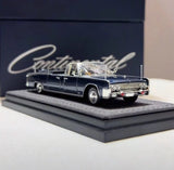 GOC 1:64 HEC Blue Continental X100 Luxury Limousine Model Diecast Collect Car