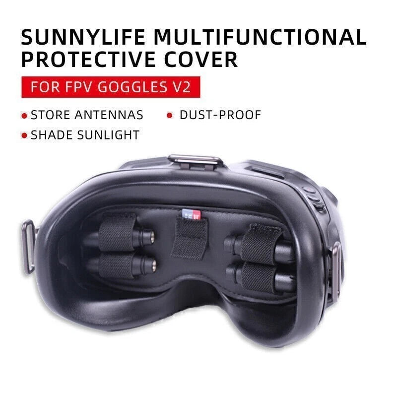Sunnylife Dustproof Antenna Storage Cover Lens Protector for DJI FPV Goggles V2
