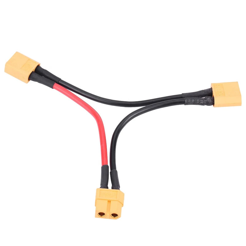 2Pcs XT60 Series Cable For RC Lipo Battery Pack Connection Recommended