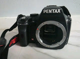 PENTAX Pentax K K-x 12.4MP Digital SLR Camera - Black (Body Only)-Tested & Works