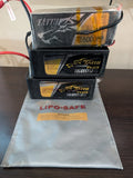 Tattu 16000mAh 6S 22.2V LiPo Battery Lot of 3 (2x30C 1x15C) + Lipo-Safe Bag