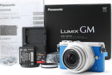 English OK [MINT] LUMIX DMC GM1S blue 16.0MP Digital Camera G 12-32mm Lens Japan