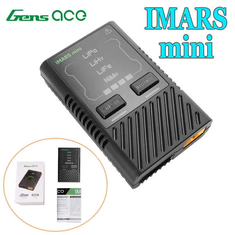 IMARS mini Gens Ace 2-4S Smart Lipo Charger G-TECH Balance for RC Battery Battery