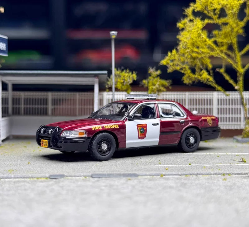 ED Rollin 1:64 Minnesota MNPD Police CV CROWN VICTORIA Model Diecast Collect Car