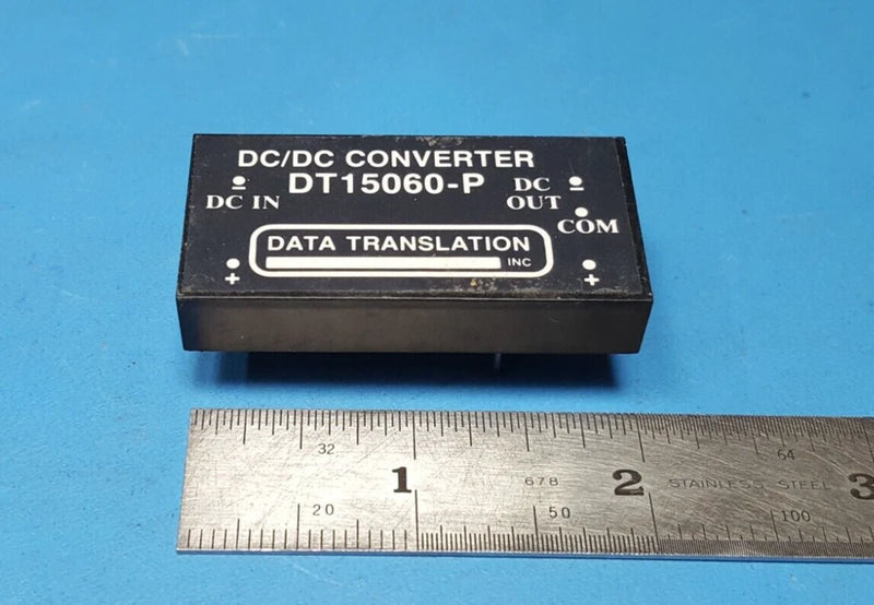 DC/DC converter module, DT15060-P data translation, 15V output, black case