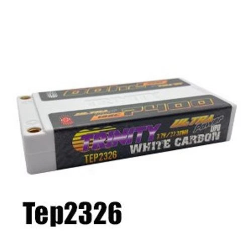 Trinity White Carbon 7400mah 3.7v 1s 135C Ultra Power Lipo Battery TRI-1038 Battery