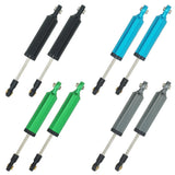 100mm aluminum RC shock absorbers with internal spring dampers, color set