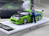 AL FS 1:64 FNS Green Eclipse D30 Coupe Figure Sports Model Diecast Collect Car