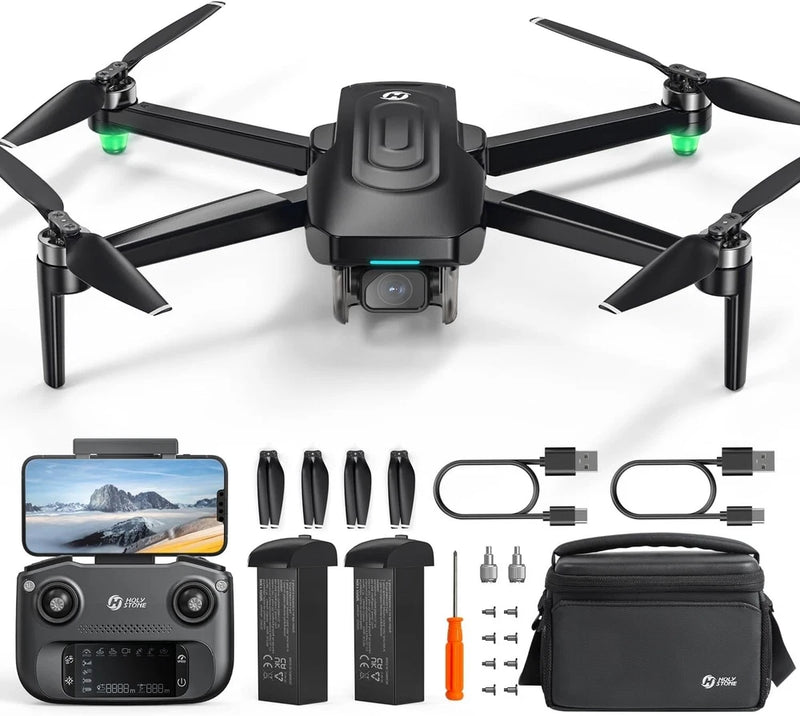 GPS Drone With 4K EIS Camera For Adults, 249g Foldable RC Quadcopter With Aut...