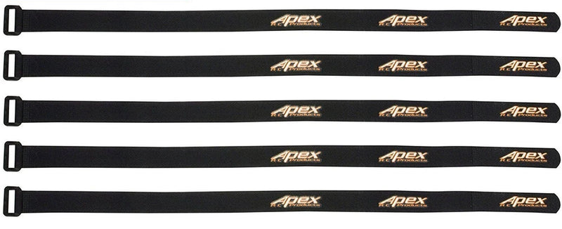 Apex RC Products 20mm X 500mm Lipo Battery / Camera Straps - 5 Pack #3053 Battery