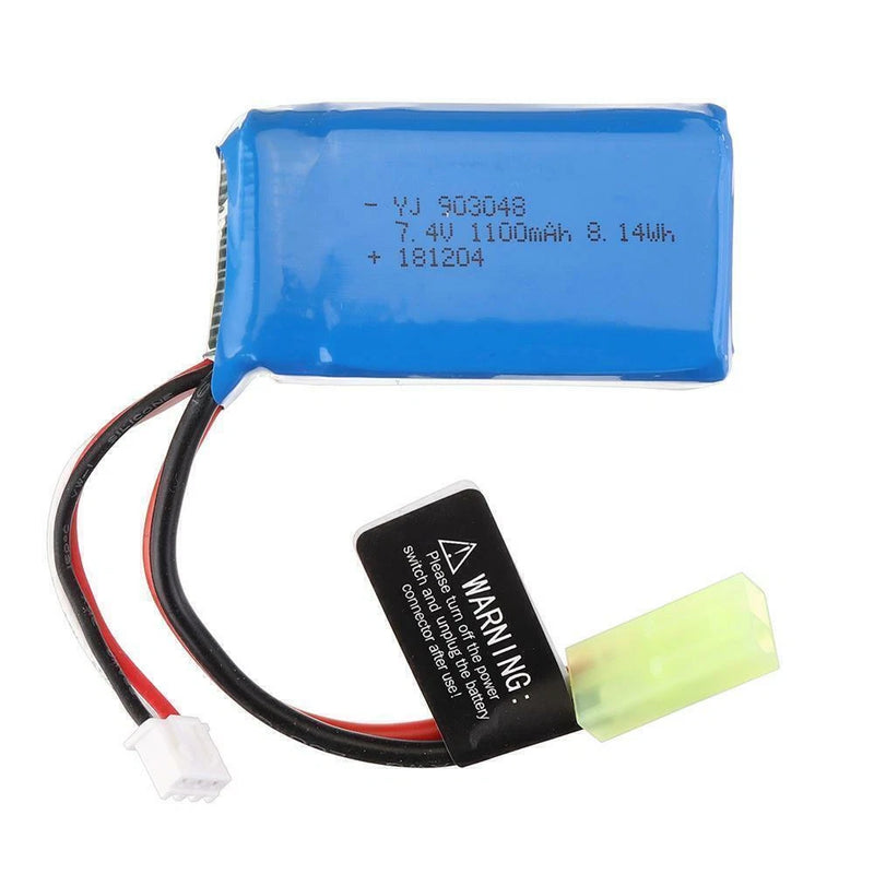 1¡Á 7.4V 1100mAh LiPo Battery Mini Tamiya plug for WLtoys A949 A959 V913 V353 Car